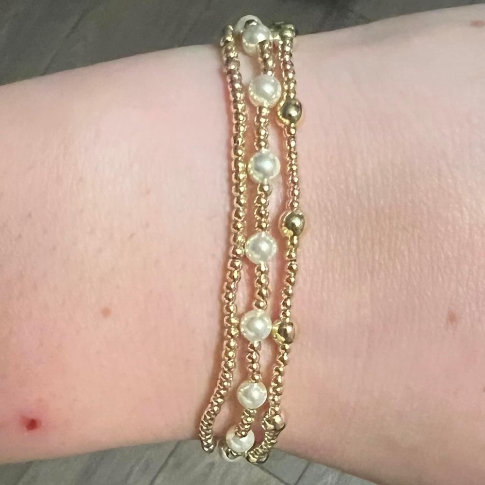 Handmade Pearly Girly Stack